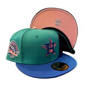 New Era Houston Astros 59FIFTY Fitted Hat Exclusive 45th Year Side Patch